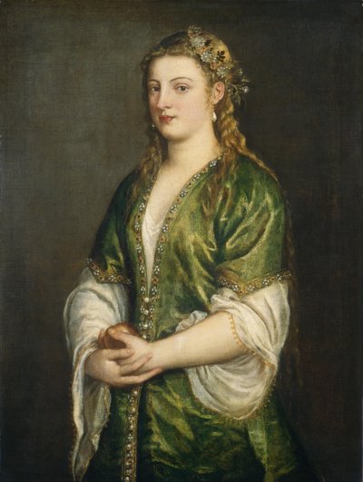 Portrait of a Lady by Tiziano Vecelli